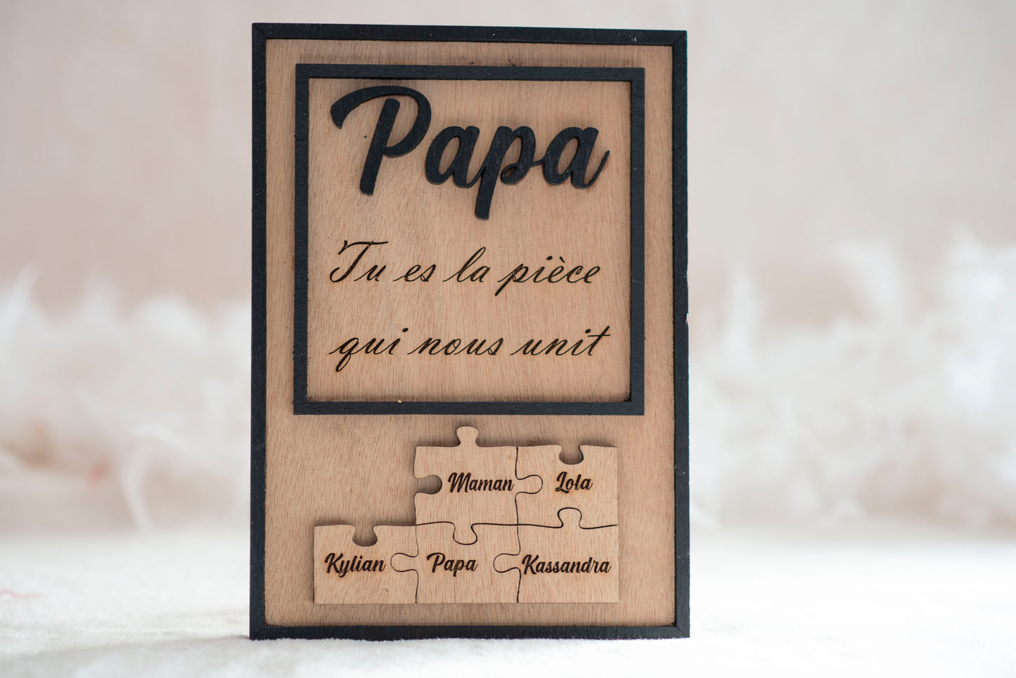 Cadre Puzzle Papa
