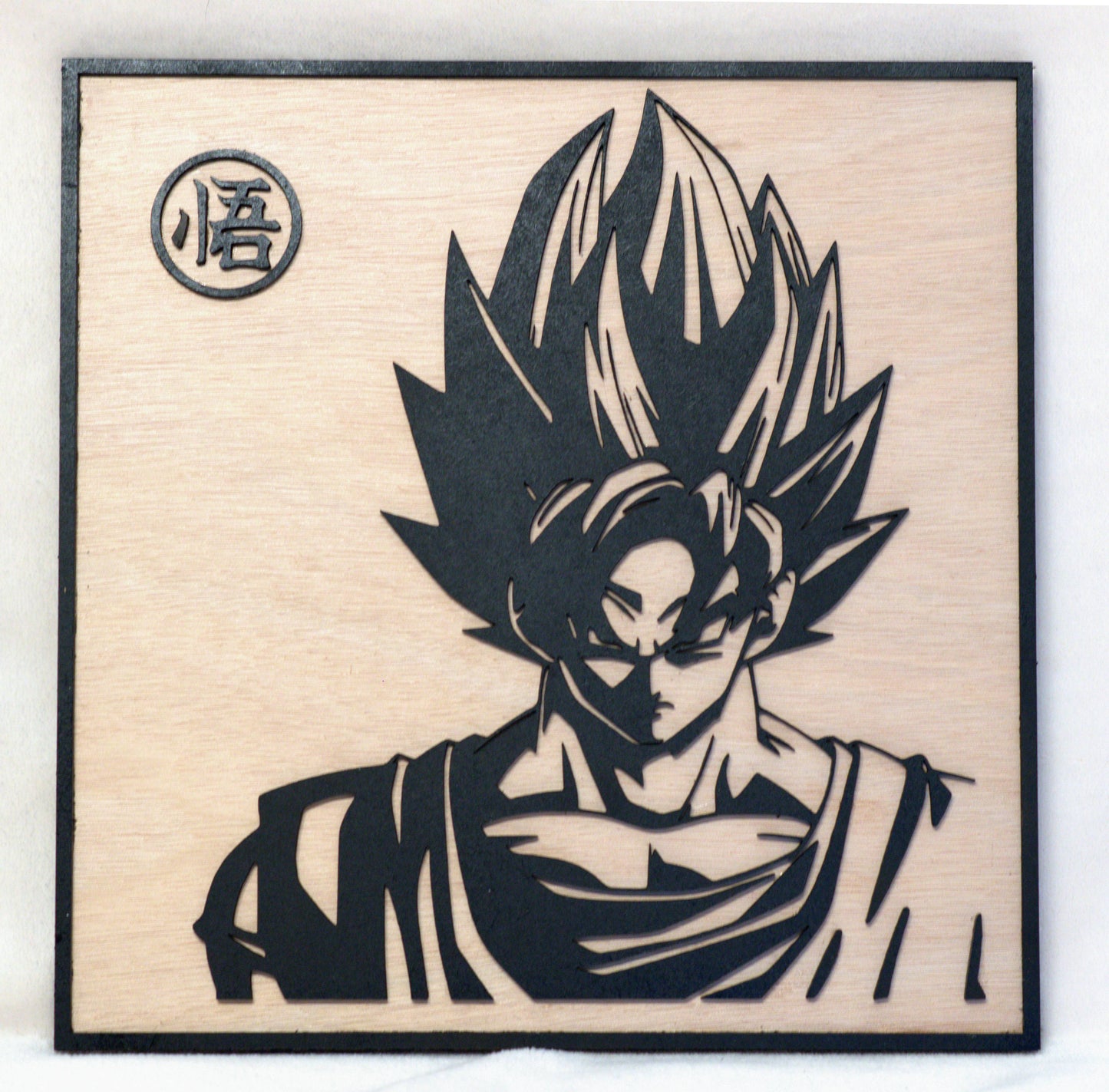 Cadre en bois Goku